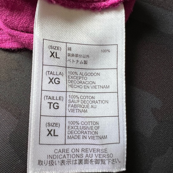 Disney Parks Mickey & Minnie Floral Tee Shirt Embroidered Beaded XL - Picture 9 of 9